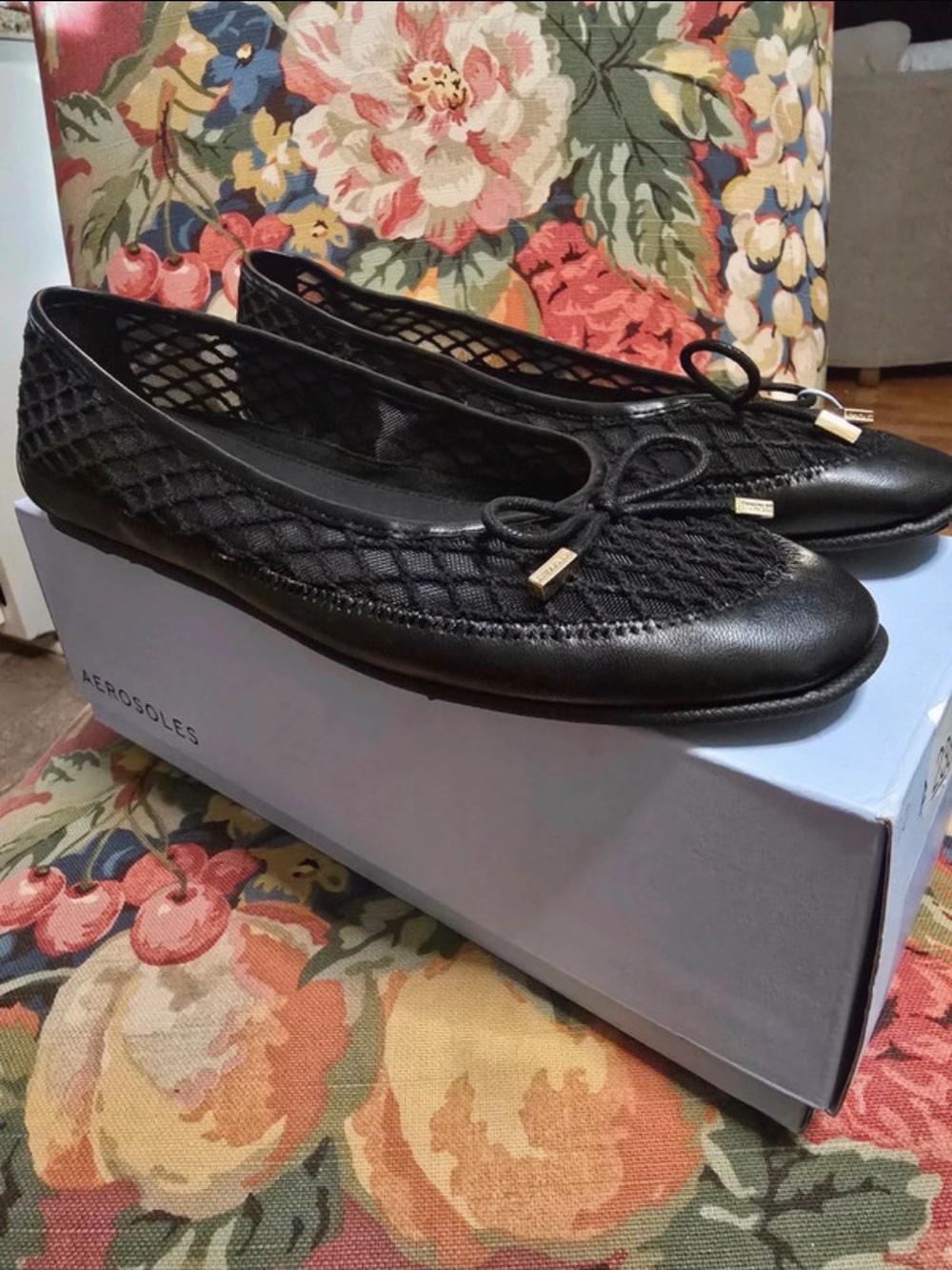 Aerosoles Women’s Black Palma Flats Size 9.5 Brand New With Tags